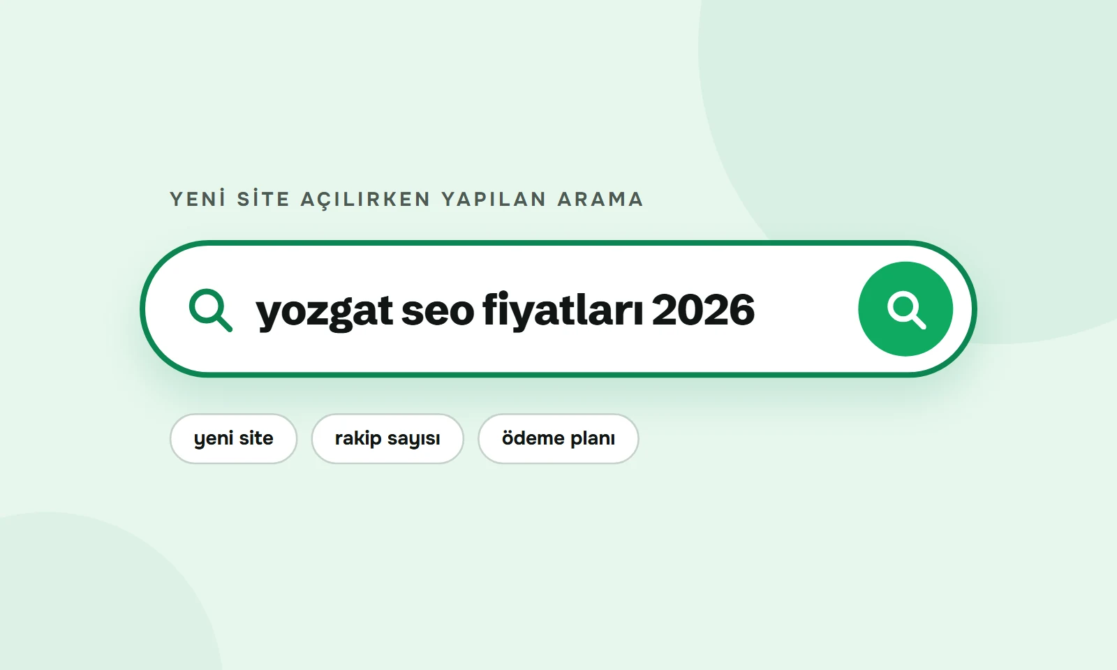 Yozgat SEO fiyatları 2026 araması